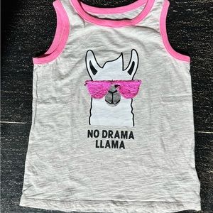 Gap No Drama Llama flip sequins tank